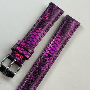 New authentic Michele deco mini urban 16 purple lace Watch Band 16 MM